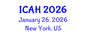 International Conference on Aerodynamics and Hydrodynamics (ICAH) January 26, 2026 - New York, United States