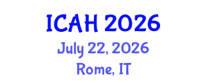 International Conference on Aerodynamics and Hydrodynamics (ICAH) July 22, 2026 - Rome, Italy