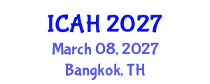 International Conference on Aerodynamics and Hydrodynamics (ICAH) March 08, 2027 - Bangkok, Thailand