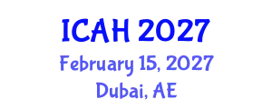 International Conference on Aerodynamics and Hydrodynamics (ICAH) February 15, 2027 - Dubai, United Arab Emirates