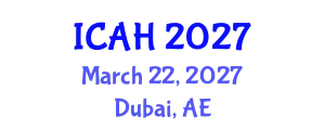 International Conference on Aerodynamics and Hydrodynamics (ICAH) March 22, 2027 - Dubai, United Arab Emirates