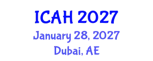 International Conference on Aerodynamics and Hydrodynamics (ICAH) January 28, 2027 - Dubai, United Arab Emirates
