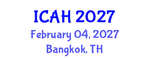 International Conference on Aerodynamics and Hydrodynamics (ICAH) February 04, 2027 - Bangkok, Thailand