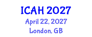 International Conference on Aerodynamics and Hydrodynamics (ICAH) April 22, 2027 - London, United Kingdom