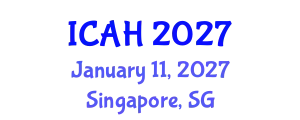 International Conference on Aerodynamics and Hydrodynamics (ICAH) January 11, 2027 - Singapore, Singapore