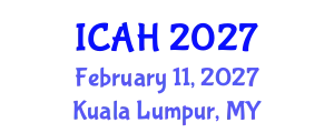 International Conference on Aerodynamics and Hydrodynamics (ICAH) February 11, 2027 - Kuala Lumpur, Malaysia