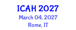 International Conference on Aerodynamics and Hydrodynamics (ICAH) March 04, 2027 - Rome, Italy