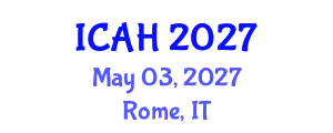 International Conference on Aerodynamics and Hydrodynamics (ICAH) May 03, 2027 - Rome, Italy