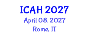 International Conference on Aerodynamics and Hydrodynamics (ICAH) April 08, 2027 - Rome, Italy