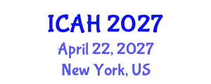 International Conference on Aerodynamics and Hydrodynamics (ICAH) April 22, 2027 - New York, United States
