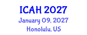 International Conference on Aerodynamics and Hydrodynamics (ICAH) January 09, 2027 - Honolulu, United States