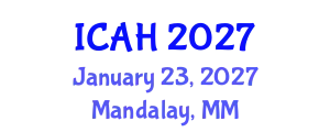International Conference on Aerodynamics and Hydrodynamics (ICAH) January 23, 2027 - Mandalay, Myanmar