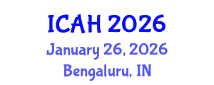 International Conference on Aerodynamics and Hydrodynamics (ICAH) January 26, 2026 - Bengaluru, India