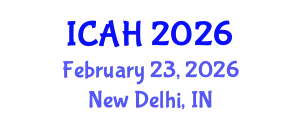 International Conference on Aerodynamics and Hydrodynamics (ICAH) February 23, 2026 - New Delhi, India