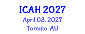 International Conference on Aerodynamics and Hydrodynamics (ICAH) April 03, 2027 - Toronto, Australia