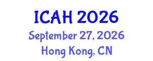 International Conference on Aerodynamics and Hydrodynamics (ICAH) September 27, 2026 - Hong Kong, China
