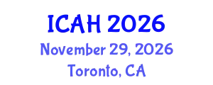 International Conference on Aerodynamics and Hydrodynamics (ICAH) November 29, 2026 - Toronto, Canada