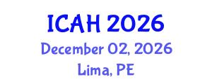 International Conference on Aerodynamics and Hydrodynamics (ICAH) December 02, 2026 - Lima, Peru