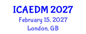 International Conference on Architectural Engineering and Design Management (ICAEDM) February 15, 2027 - London, United Kingdom
