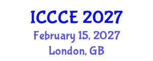 International Conference on Construction and Civil Engineering (ICCCE) February 15, 2027 - London, United Kingdom