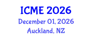 International Conference on Manufacturing Engineering (ICME) December 01, 2026 - Auckland, New Zealand