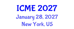 International Conference on Manufacturing Engineering (ICME) January 28, 2027 - New York, United States