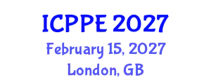 International Conference on Petroleum and Petrochemical Engineering (ICPPE) February 15, 2027 - London, United Kingdom