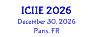 International Conference on Industrial and Information Engineering (ICIIE) December 30, 2026 - Paris, France