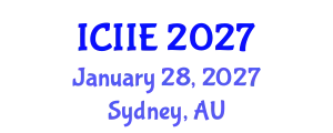 International Conference on Industrial and Information Engineering (ICIIE) January 28, 2027 - Sydney, Australia