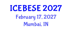 International Conference on Environmental, Biological, Ecological Sciences and Engineering (ICEBESE) February 17, 2027 - Mumbai, India