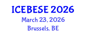 International Conference on Environmental, Biological, Ecological Sciences and Engineering (ICEBESE) March 23, 2026 - Brussels, Belgium