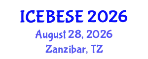 International Conference on Environmental, Biological, Ecological Sciences and Engineering (ICEBESE) August 28, 2026 - Zanzibar, Tanzania