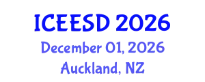 International Conference on Ecosystems, Environment and Sustainable Development (ICEESD) December 01, 2026 - Auckland, New Zealand