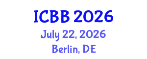 International Conference on Biotechnology and Bioengineering (ICBB) July 22, 2026 - Berlin, Germany
