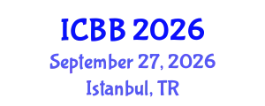 International Conference on Biotechnology and Bioengineering (ICBB) September 27, 2026 - Istanbul, Turkey