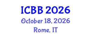 International Conference on Biotechnology and Bioengineering (ICBB) October 18, 2026 - Rome, Italy