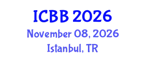 International Conference on Biotechnology and Bioengineering (ICBB) November 08, 2026 - Istanbul, Turkey
