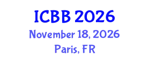 International Conference on Biotechnology and Bioengineering (ICBB) November 18, 2026 - Paris, France