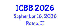 International Conference on Biotechnology and Bioengineering (ICBB) September 16, 2026 - Rome, Italy