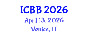 International Conference on Biotechnology and Bioengineering (ICBB) April 13, 2026 - Venice, Italy