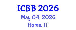 International Conference on Biotechnology and Bioengineering (ICBB) May 04, 2026 - Rome, Italy