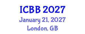 International Conference on Biotechnology and Bioengineering (ICBB) January 21, 2027 - London, United Kingdom
