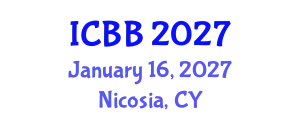 International Conference on Biotechnology and Bioengineering (ICBB) January 16, 2027 - Nicosia, Cyprus