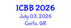International Conference on Biotechnology and Bioengineering (ICBB) July 03, 2026 - Corfu, Greece