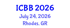 International Conference on Biotechnology and Bioengineering (ICBB) July 24, 2026 - Rhodes, Greece