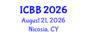 International Conference on Biotechnology and Bioengineering (ICBB) August 21, 2026 - Nicosia, Cyprus