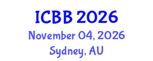 International Conference on Biotechnology and Bioengineering (ICBB) November 04, 2026 - Sydney, Australia
