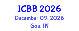 International Conference on Biotechnology and Bioengineering (ICBB) December 09, 2026 - Goa, India