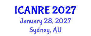 International Conference on Agricultural and Natural Resources Engineering (ICANRE) January 28, 2027 - Sydney, Australia