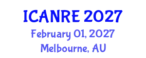 International Conference on Agricultural and Natural Resources Engineering (ICANRE) February 01, 2027 - Melbourne, Australia